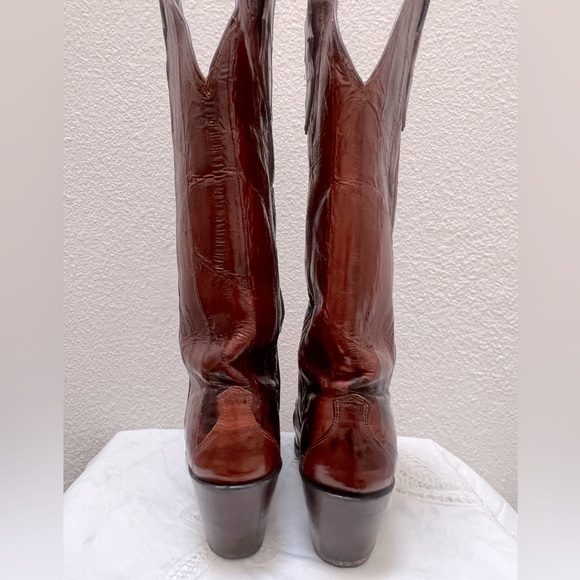 Rare Vintage Justin Brown Cowboys Boots - Picture 10 of 14